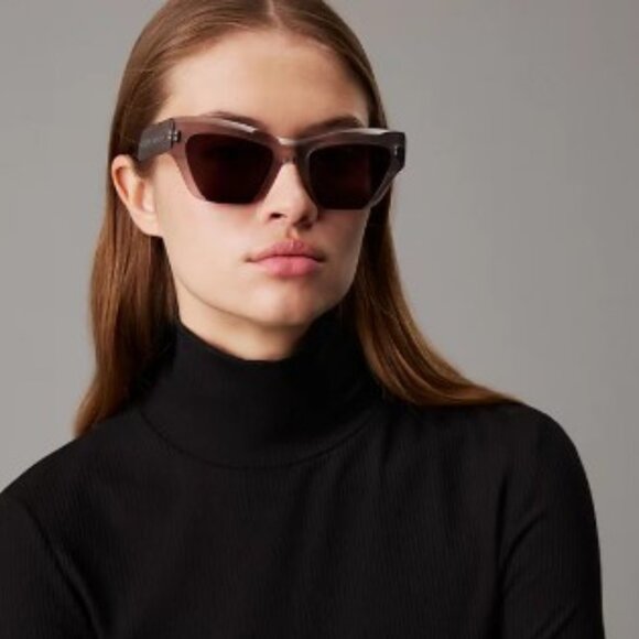 Calvin Klein CK24531S 412 Cat Eye Sunglasses - Light Azure/Blue main image 10